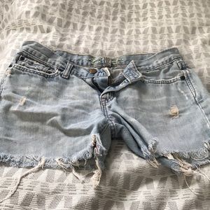 Abercrombie and Fitch cut off denim shorts size 2